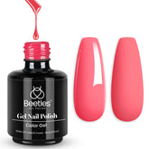 Beetles Gel Polish Rose Fraise Cocktail, allure élégante et durable.