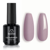 Beetles Gris Violet Gel Polish en bouteille 15 ml prête à l’application durable.
