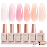 Beetles Vernis Gel Jelly Ballet Dress, palette complète pour une manucure élégante et polyvalente