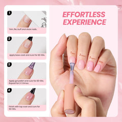 Beetles Jelly Gel French/translucent effet jelly pour des ongles raffinés