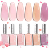 Beetles Jelly Nail Polish pink Velvet Glow shade for vibrant at-home color