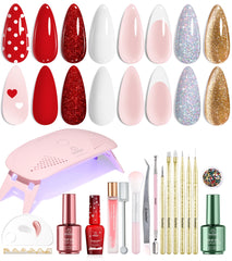 Kit Beetles gel 27 pièces avec lampe UV pour une manucure à domicile