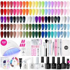 Beetles kit gel ongles 108 coloris pour art des ongles varié