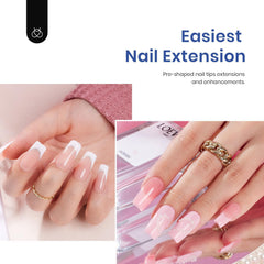 Beetles Gel Polish – embouts ongles préformés pour prolonger les ongles.