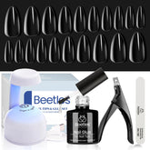 Beetles Gel Polish Kit : embouts en amande pour extensions naturelles et durables.