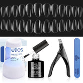 Beetles kit ongles gel amande courte pour extensions faciles.