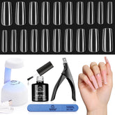 Kit Beetles Gel Extension avec lampe UV LED pour un travail à domicile rapide.