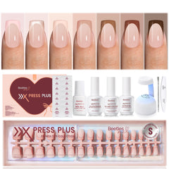 Kit Beetles Ongles Press-On Mocca Mousse pour une manucure rapide à domicile