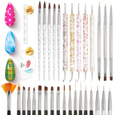 Beetles kit pinceaux art ongles pour motifs nets et précis