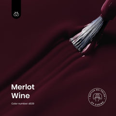 Beetles Merlot Wine - échantillon-ongles : aperçu précis de la teinte.