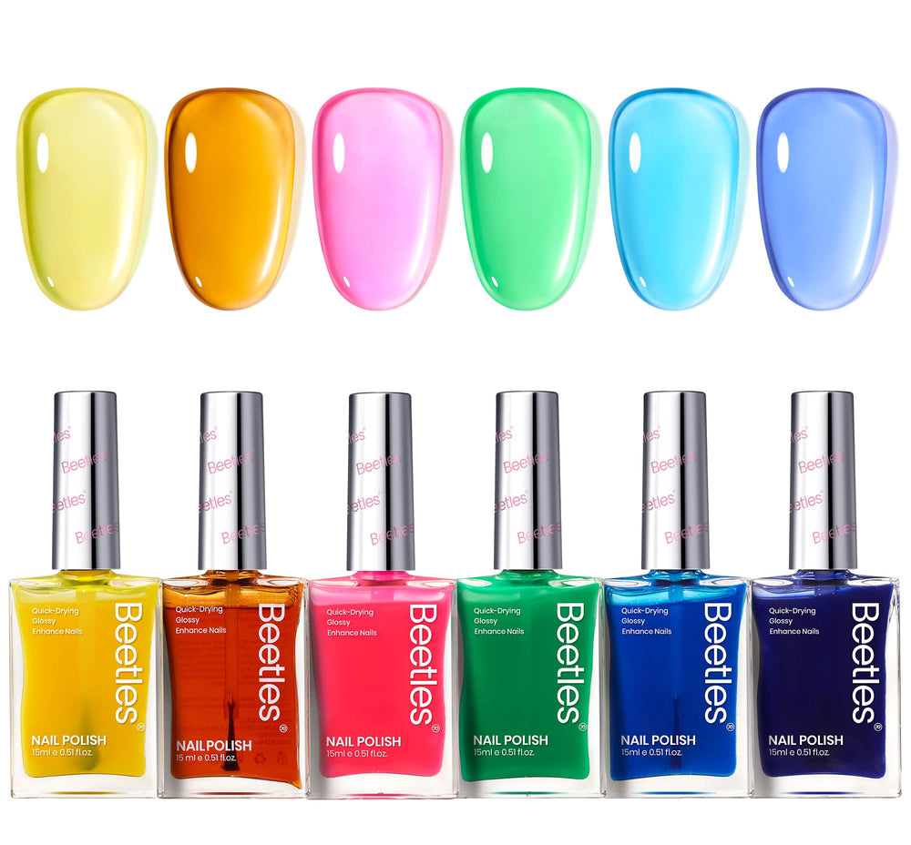 Beetles Néon Rose: vernis brillant parfait pour un look estival.