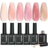 Beetles Gel Polish neutre: ensemble couleurs neutres pour manucure tendance.