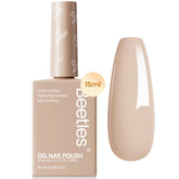 Beetles Vernis Gel : bouteille 15ml prête pour une manucure élégante.