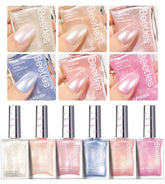Beetles Vernis Pearl blanc nacré pour une brillance durable sur ongles