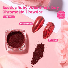 Beetles poudre chrome, application facile même pour débutants.