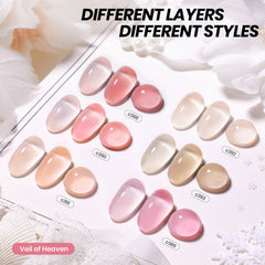 Beetles Rose Veil Jelly Gel: teinte nude et pinceau précis pour des couches nettes.