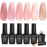 Beetles Rose Veil Jelly Gel: bouteille vernis gel avec fini brillant et application facile.