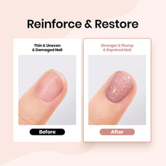 Beetles Rubber Base Color Gel, application en douceur sur l’ongle.