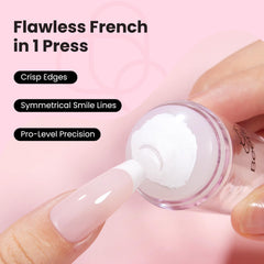 Tampon impression transparent Beetles de 2,7 cm pour une impression précise.