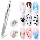 Beetles Stylo Dotting 4-en-1, outil polyvalent pour précision maniable.