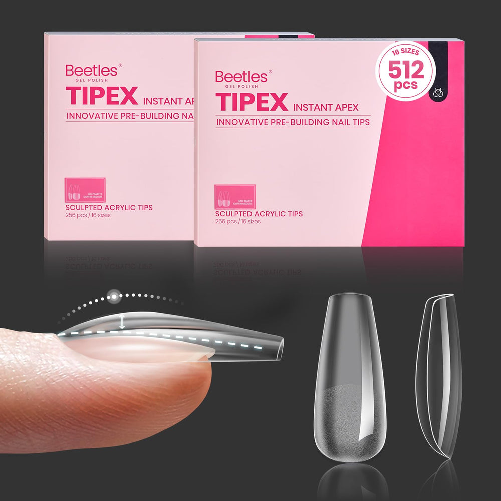 Beetles Tipex: apex instantané pour une finition rapide et solide des ongles.