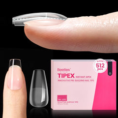 Beetles Tipex Apex Instantané – pointe Coffin Courte, application rapide et durable.
