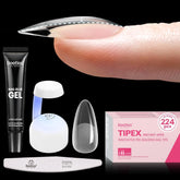 Beetles Tipex kit with 224 tips for precise extensions