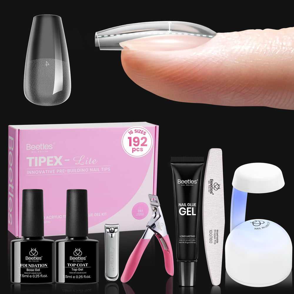 Beetles Tipex Lite Apex – ensemble complet pour des ongles soignés à domicile