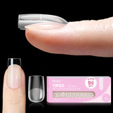 Beetles Tipex Lite ensemble d’ongles carrés avec apex intégré prêt à poser