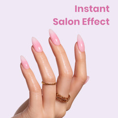 Beetles Tipex Lite Apex nail tips almond medium 16-size set thumb to pinky ensures precise fit