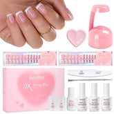 Beetles Valentines kit press-on 300 pièces prêt pour une manucure rapide