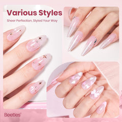 Beetles gel vernis appliqué rapide UV/LED pour une pose efficace.