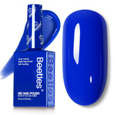 Beetles Vernis Gel bleu roi en flacon 15 ml, couleur vive et durable.