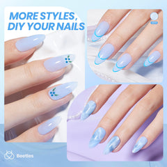 Beetles Gel Polish 28 jours, brillance durable sous pose correcte.