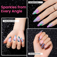 Beetles Gel Polish Chameleon brillance holographique sous lumière