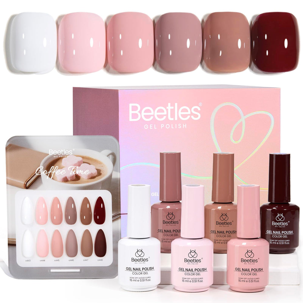 Beetles Coffee Time – bouteille vue en gros pour une manucure durable et brillante.