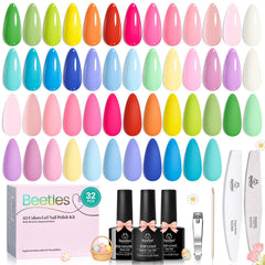 Beetles vernis gel ensemble 25 couleurs pour des manucures variées et durables.