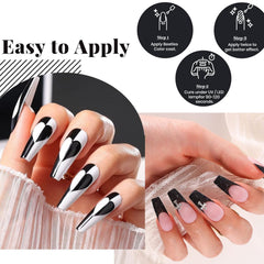 Beetles Vernis gel noir offre couleur noire fluide et brillance.