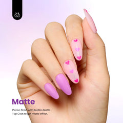 Beetles vernis gel pinceau inclus, application rapide et homogène.