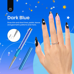 Pinceau 7mm Beetles Gel Polish pour motifs nets et dessin fluide.