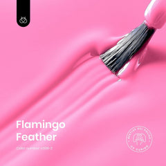 Beetles Vernis Gel Rose Flamingo, pinceau visible, application facile