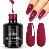 Beetles vernis gel rouge Bordeaux en bouteille 15ml pour longue tenue