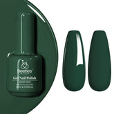 Beetles Vernis Gel Vert Emeraude: bouteille élégante et couleur durable.