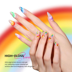 Beetles vernis nude et glitter offre un look élégant.
