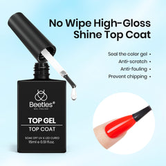 Beetles vernis-top-coat-brillance-extrême: ongles éclatants et lumineux.