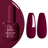 Beetles Wine Red Gel vernis de bouteille rouge burgundy pour des ongles éclatants.