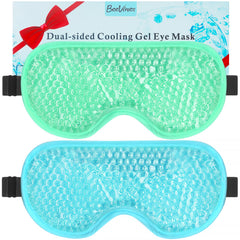 BeeVines masque yeux en gel froid, design double-face pour plus de confort.