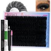 BEFACL ensemble complet kit extension cils 280D pour un rendu salon à domicile