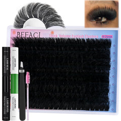 BEFACL ensemble complet kit extension cils 280D pour un rendu salon à domicile