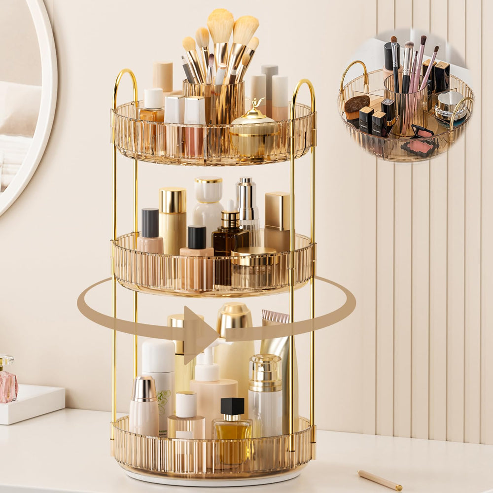 BEFSOP organisateur maquillage 360° : accès rapide à tous vos produits beauté.